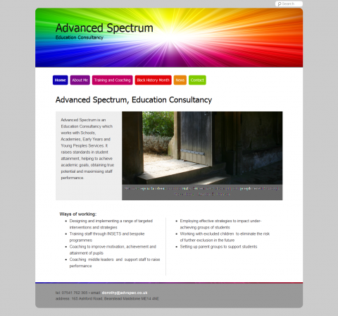 Advanced Spectrum Website Design
