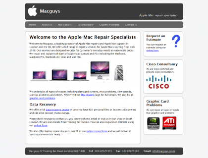 Macguys Website Design
